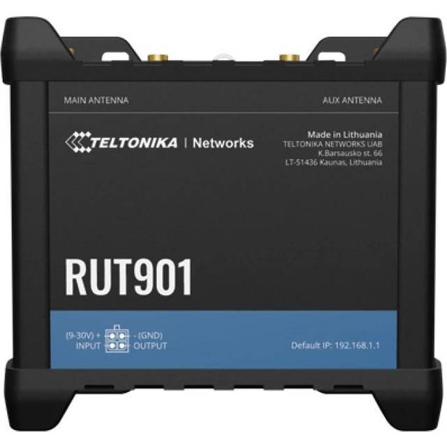 Teltonika RUT901 - Trådlös router 3-ports-switch - PPP 2,4 GHz - DIN-skenmonterbar, bordsmonterbar
