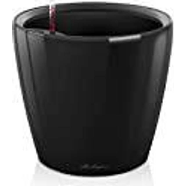 Lechuza Classico 43 LS Black Poly-Resin Self-Watering Planter 40cm - Lechuza The Original
