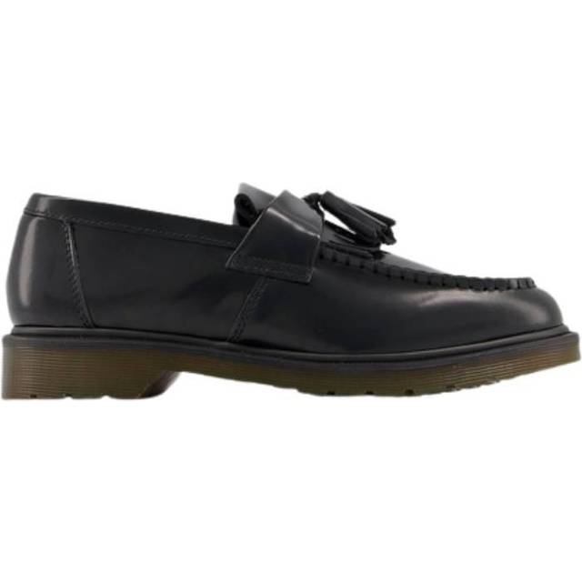 Dr. Martens Unisex barn Adrian Core Polished SMO Brogue halvskor med snörning, svart, 36 EU