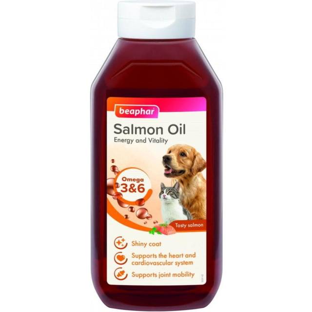 Beaphar Salmon Oil for Cats & Dogs Omega 3/6 940ml