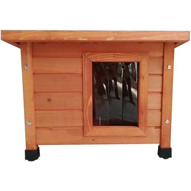 @Pet Outdoor Cat House XL 68.5x54x51.5 cm Wood Brown, Brown