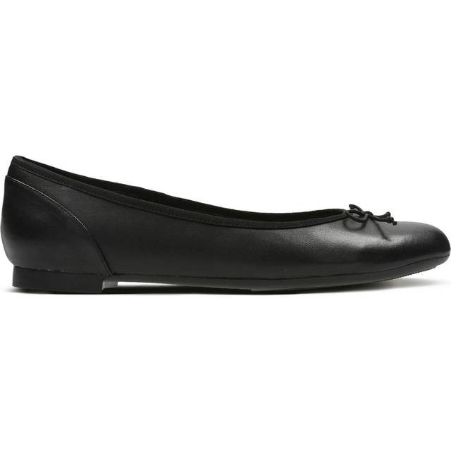 Clarks balettskor för kvinnor, Svart, 9