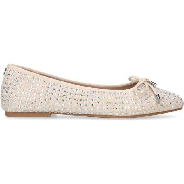 Carvela Womens Lara Ballerina Flats - Beige - Size UK 3