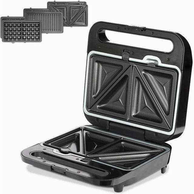 Sandwich Grill 3in1 Black/Silver 1000W