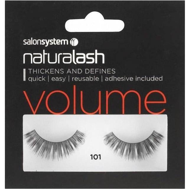 Salon System Naturalash 101 Black Volume False Eyelashes