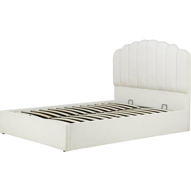 Birlea Monaco King Size White Ottoman Bed