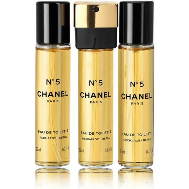 Chanel N°5 Eau De Toilette Twist & Spray 3x20ml Refill - 60ml
