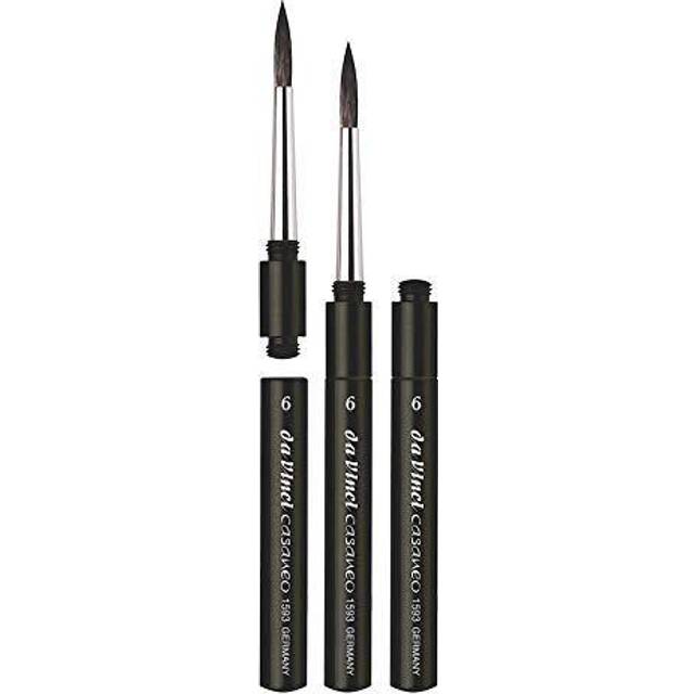 Da Vinci Casaneo Synthetic Watercolour Travel Brush Series 1593TP Round Size 6
