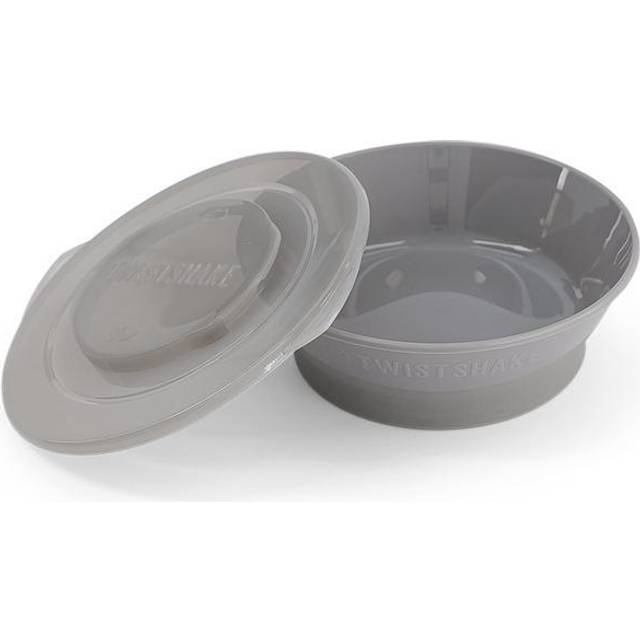 Twistshake Kid's Bowl skål med lock Pink 6 m+ 520 ml