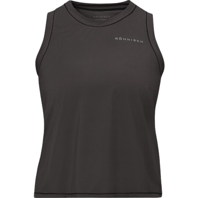 Röhnisch - Topp Rib Cropped Singlet - Svart