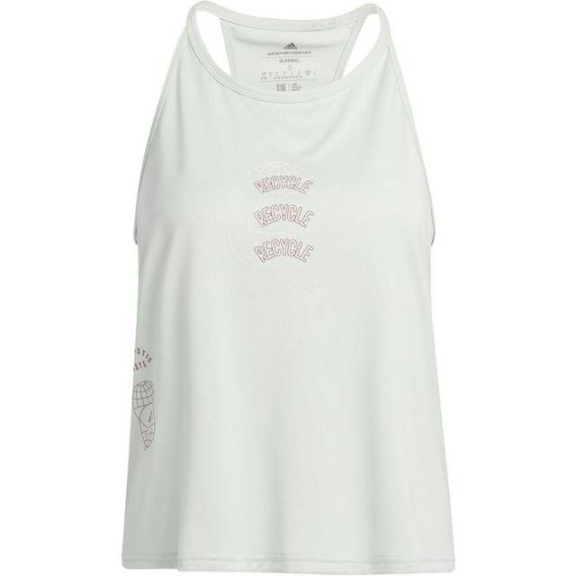 ADIDAS RUN FOR THE OCEANS TANKTOP Damen Grün M - Linen Green