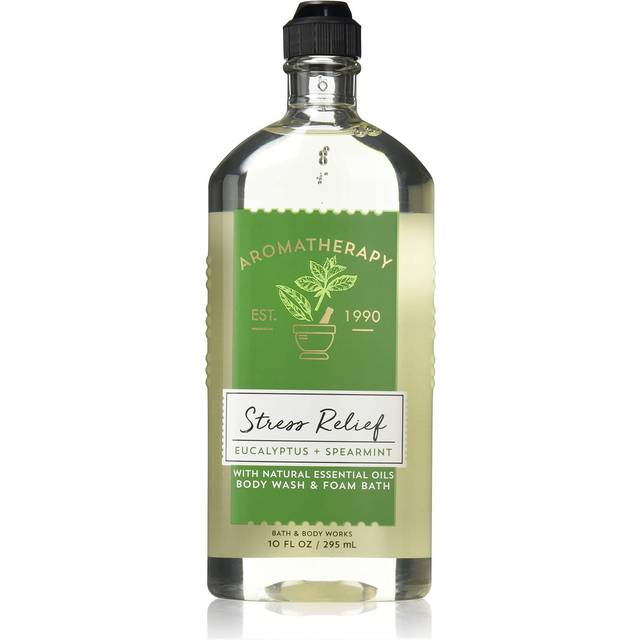 Bath & Body Works Stress Relief Eucalyptus Spearmint Foam Bath Body Wash 10 oz