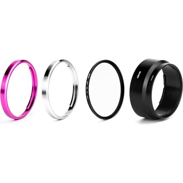 NiSi Ricoh GR3x Black Mist Kit (protection ring (1xpink, 1x silver), 49mm lens adapter, 49mm Black Mist 1/4)