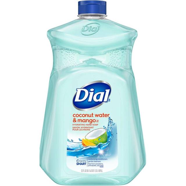 Dial Liquid Hand Soap Refill, coconut Mango, 52 Fl Oz (Pack of 1)
