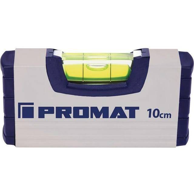 Wasserwaage 10cm Alu.silber, ± 0,5mm/m PROMAT