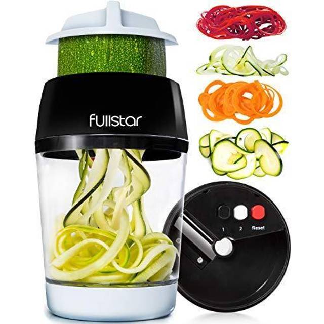 Fullstar Vegetable Spiralizer and Slicer- 4in1, Adjustable, Handheld