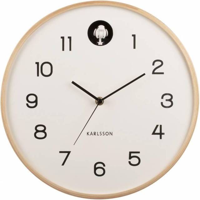 Karlsson Natural Cuckoo wall - White