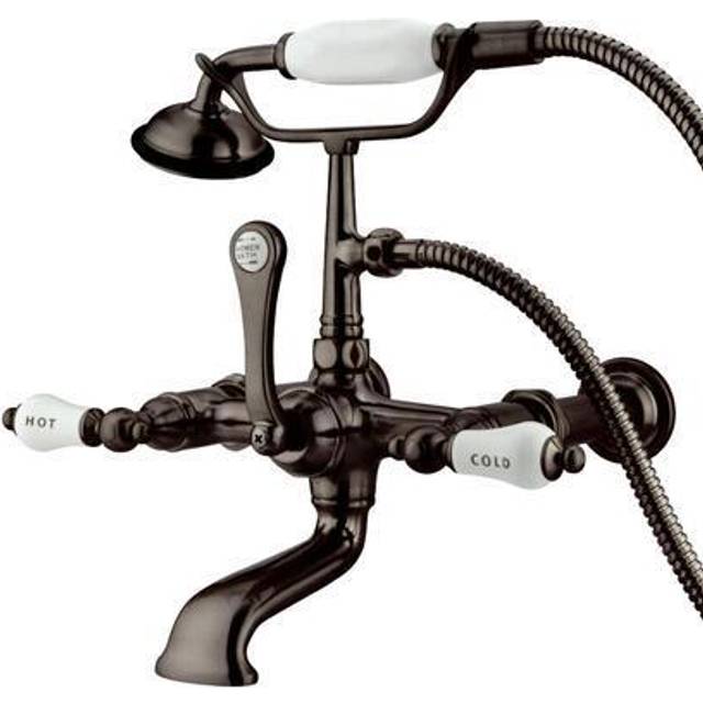 Kingston Brass CC545T5 Wall Mount Clawfoot Tub Filler with Hand Shower