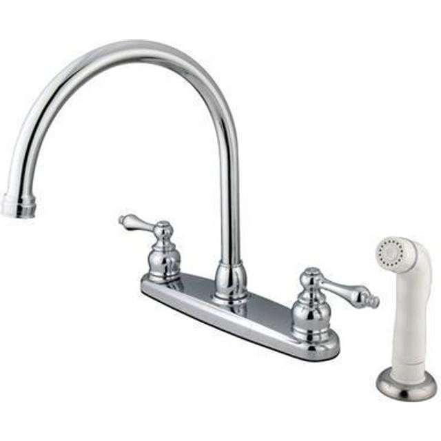 Kingston Brass KB721AL Vintage Centerset Kitchen Faucet  Polished Chro
