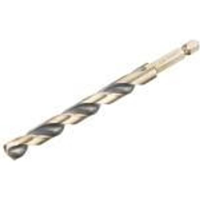 DeWalt Black and Gold Hex Impact HSS Drill Bit 9.5mm Pack of 1
