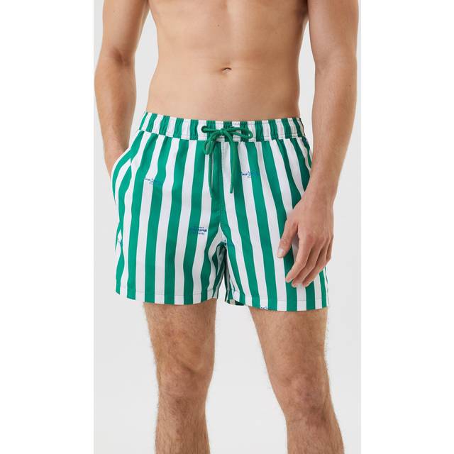 Björn Borg Print Swim Shorts - Green/White - Large * Kampanj *
