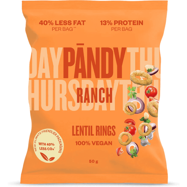 Pändy Lentil Rings Ranch 50 g