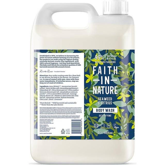 Faith In Nature Seaweed & Citrus Body Wash - 5L