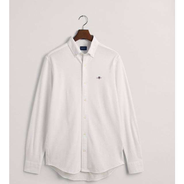 GANT Reg Jersey Pique Shirt |Vit |XXL