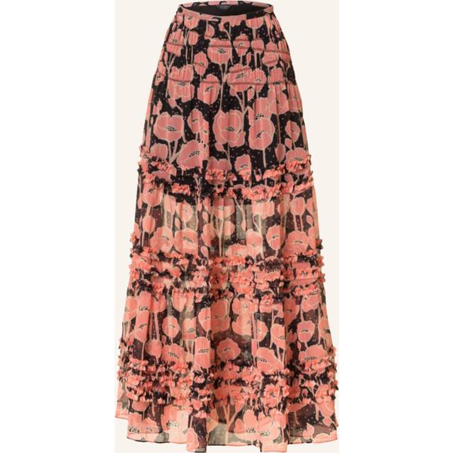 Ted Baker Micro Ruffle Tiered Midi Skirt