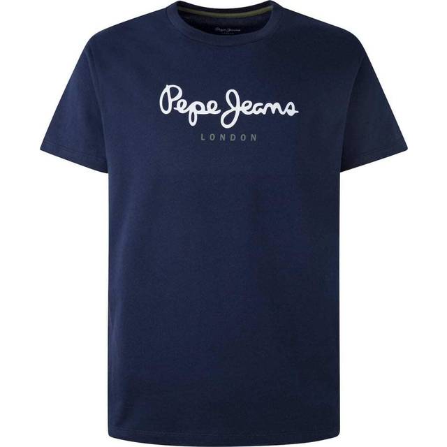 Pepe Jeans Eggo N Retro Logo T-Shirt Navy