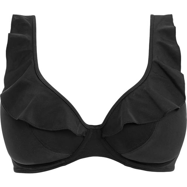 Freya Swim - Jewel cove doppande topp i en vanlig urringning, svart, 70J