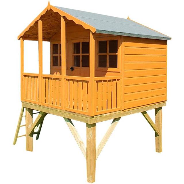 Shire Stork Playhouse and Platform - Honey Brown