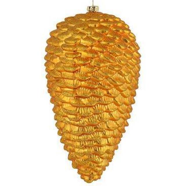 "7"""""""" Antique Gold Matte Glitt Pinecone 4Bg"