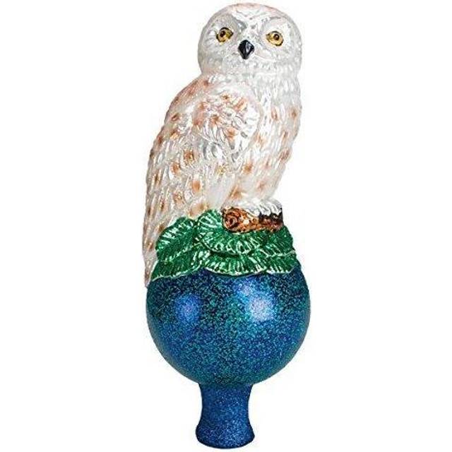 Old World Christmas Toppers Glass Blown Ornaments for Christmas Tree Owl