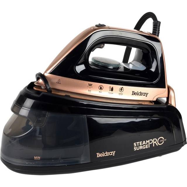 Beldray Steam Iron Ceramic Soleplate Vertical Steam Surge Pro 2400 W