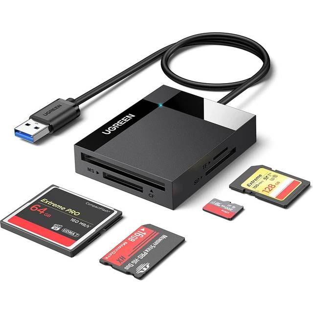 UGREEN SD/micro SD-minneskortläsare, USB 3.0, 50cm