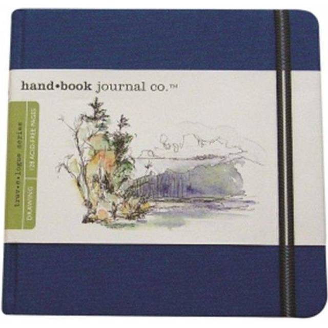 Hand Book Journal Company : Drawing Journal : 5.5x5.5in : Square : Ultramarine Blue