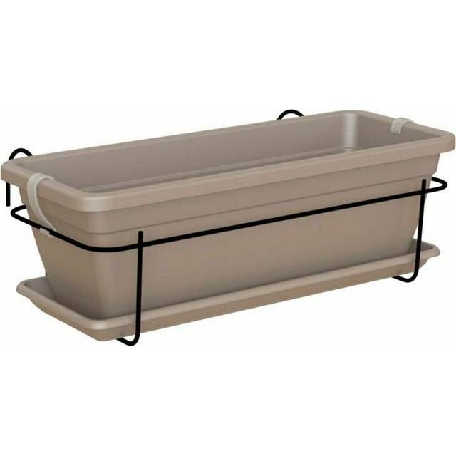 ARTEVASI - Balcony kit Venezia planter 50cm taupe 50 x 19.5 x h16.3 cm - 1.16l