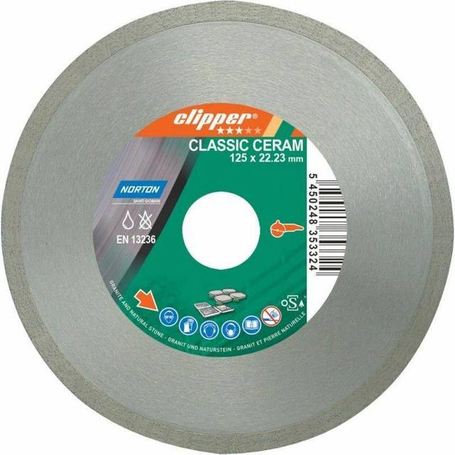 Norton clipper classic ceramic diamond blade 115 x 22.23mm