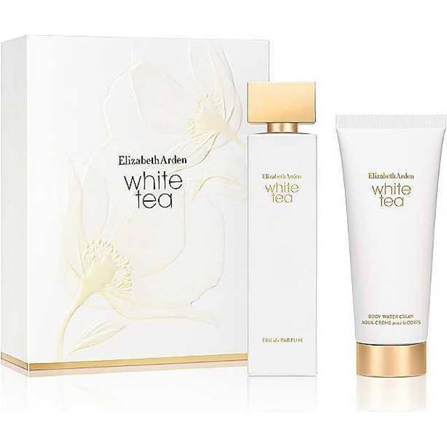 Elizabeth Arden Womens White Tea Eau de Parfum 100ml + Body Lotion Gift Set - One Size - Rose