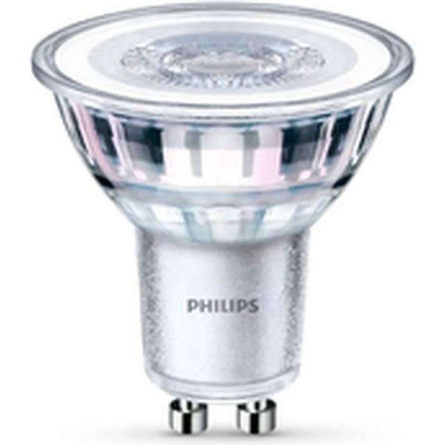 Philips LED Classic 6 Pack [GU10 Spot] 4.6W - 50W Equivalent, 220 - 240V, Cool White 4000K (Non-Dimmable)