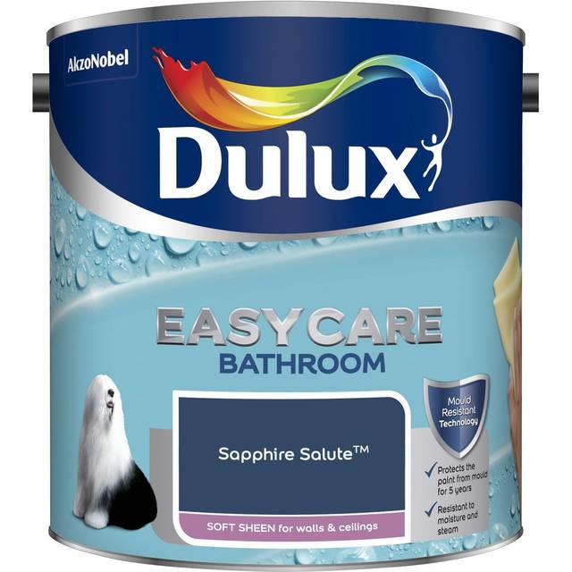 Dulux Easycare Bathroom Soft Sheen Emulsion Paint - Sapphire Salute - 2.5L