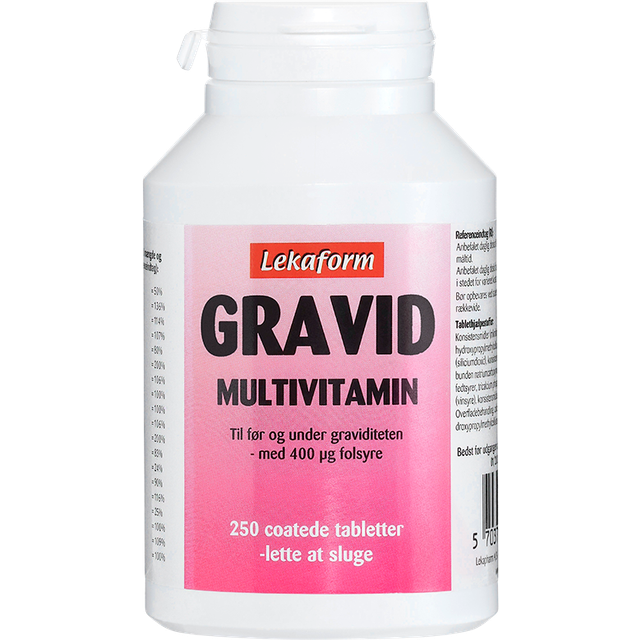 Lekaform Gravid Multivitamin - 250 tabletter