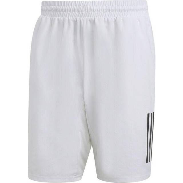 Club 3-Stripes Tennis Shorts - White