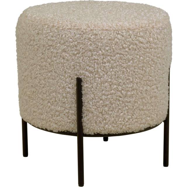 Alford puff konstfäl gråbrun.