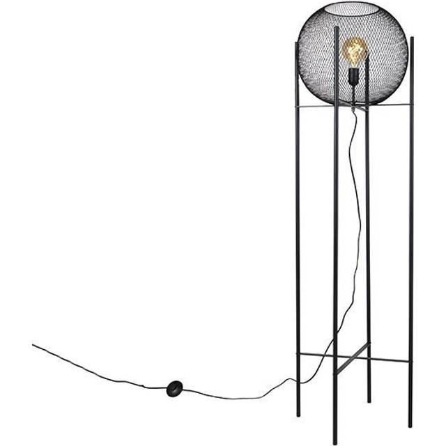 Modern golvlampa svart - Mesh Ball
