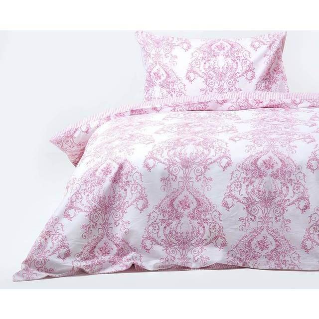 Homescapes Pink French Toile Patterned Duvet Cover Set, Single