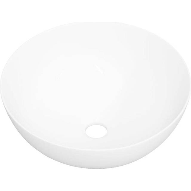 vidaXL Wash Basin White 36x15 cm Ceramic Round