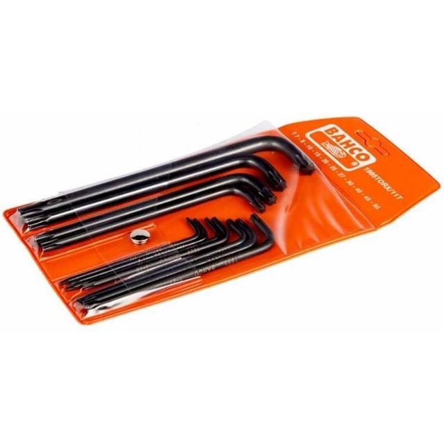 BAHCO Insexnyckelsats 11 st t 7-50 - 1995TORX/11T