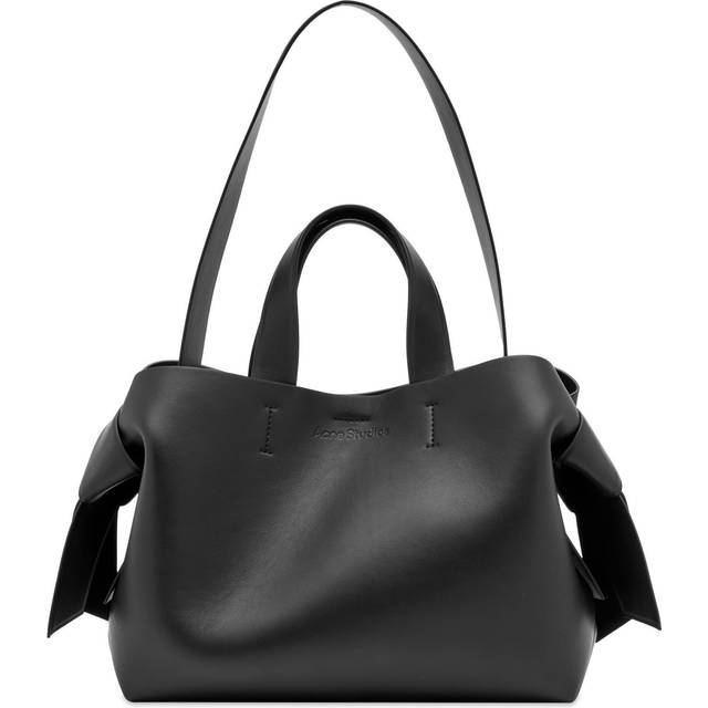 Acne Studios Womens Black Musubi Leather Tote Bag - BLACK